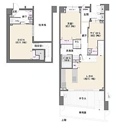 ディアクオーレ中野文園 1SLDKの間取図画像