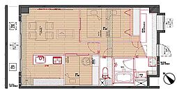 レクセルマンション西馬込 2LDKの間取図画像