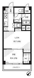 秀和代官山レジデンス 1LDKの間取図画像