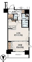 日神パレステージ大島 1LDKの間取図画像