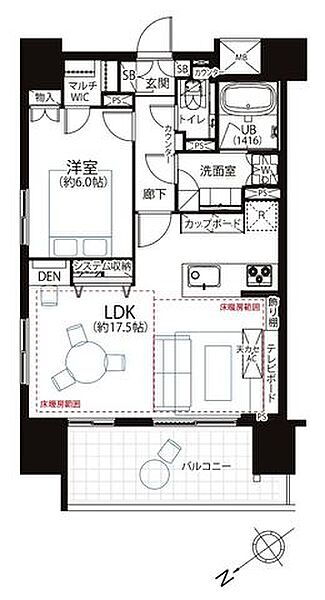 間取りを拡大表示