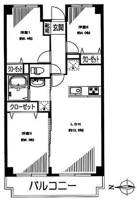 ゆったり過ごせる3LDK。内装新規スケルトンからのリフォームで、生まれ変わるキレイなお部屋です。