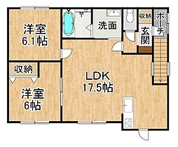N.77(エヌドット77) 2LDKの間取図画像