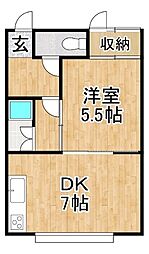 間取図画像 1DK
