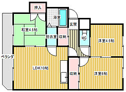 間取図画像 3LDK