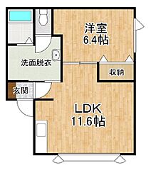 間取図画像 1LDK