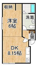 間取図画像 1DK