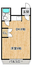 間取図画像 1DK