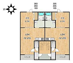 間取図画像 1LDK