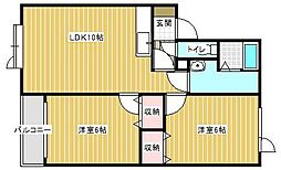 ステージハウス 2LDKの間取図画像