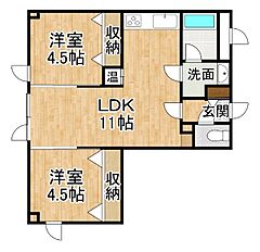物件の間取り