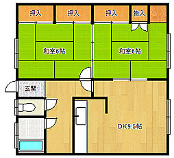 間取図画像 2DK