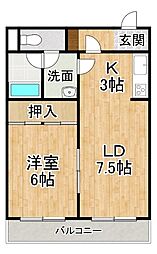 間取図画像 1LDK