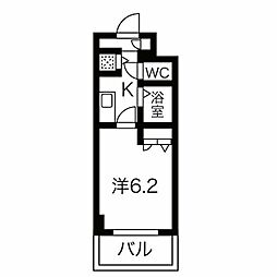 間取図画像 1K