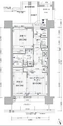 プレサンス　ロジェ　名古屋浅間町ザ・レジデンス 15階2LDKの間取り