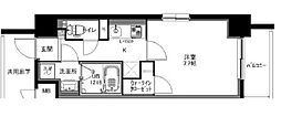 フェアリー 2階1Kの間取り