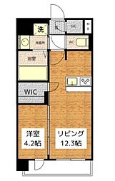 Ceres Daimon 1LDKの間取図画像