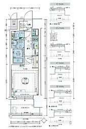 エステムコート名古屋黒川シャルマン 1Kの間取図画像