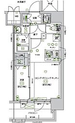 CRESTTAPP志賀本通 1LDKの間取図画像