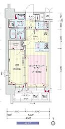 プレサンス栄ブリオ 1LDKの間取図画像