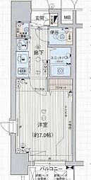 プレサンス新栄デコール 1Kの間取図画像