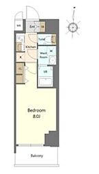 S-RESIDENCE高岳bresa(ブレサ) 1Kの間取図画像