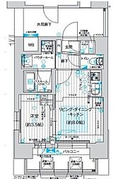 PRESSANCEREIZKANAYAMAAXE 1LDKの間取図画像