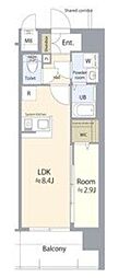名古屋市中川区尾頭橋3丁目マンション 1LDKの間取図画像