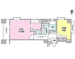 プロスペクトグラーサ広尾 1LDKの間取図画像