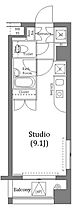 東京都渋谷区代々木２丁目20-9（賃貸マンション1R・2階・22.62㎡） その2