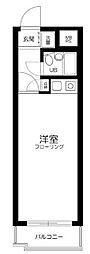 ロイヤルパレス原宿 ワンルームの間取図画像