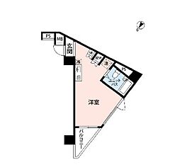 ULTIMAジェイパーク恵比寿 ワンルームの間取図画像