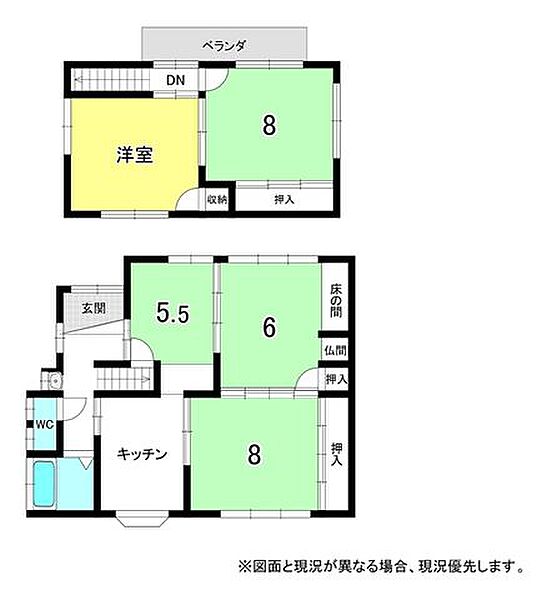 間取りを拡大表示