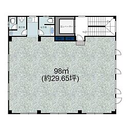 サンデンビル ワンルームの間取図画像