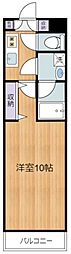 東芳ロイヤルガーデン 1Kの間取図画像