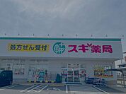 スギ薬局　泊小柳店駐車場広い 1560m