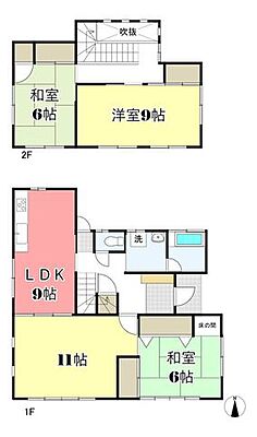 間取り 中古戸建　四日市市日永西5丁目
