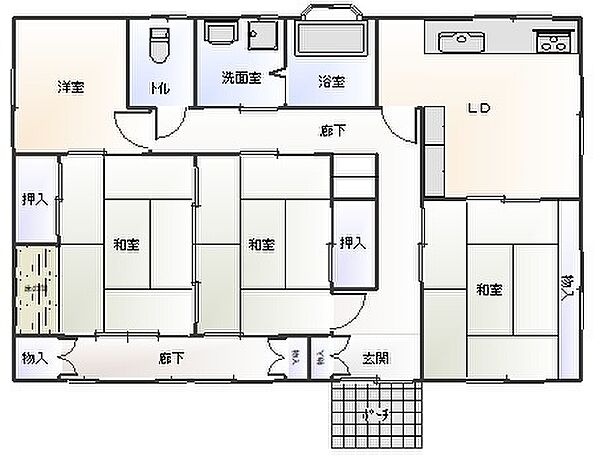 間取りを拡大表示