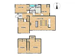 長崎市つつじが丘5丁目　戸建て 5LDKの間取り