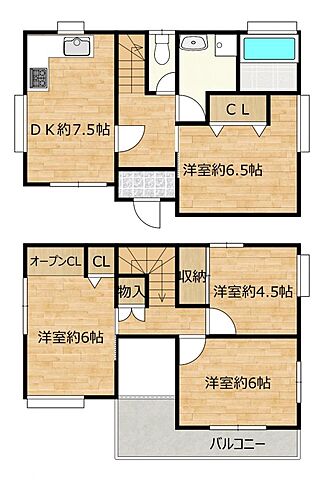 間取り 合志市幾久富1656-552