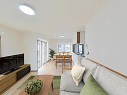 山鹿市中　戸建て 4LDKのリビング/ダイニング