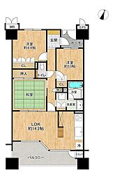 サーパス早田栄町 3LDKの間取図画像