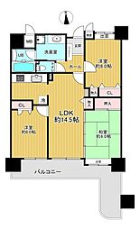 モアグレース茜部 3LDKの間取図画像