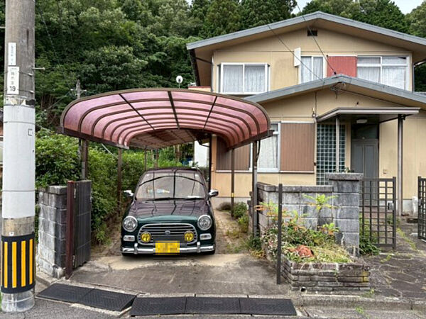 Beautiful mountainous landscape with colorful sky