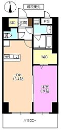 グランセル表参道 1LDKの間取図画像