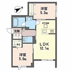 物件の間取り