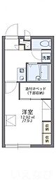 レオパレスパル3 1Kの間取図画像
