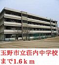 玉野市立      荘内中学校 1600m