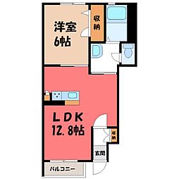 フィナンツェーラC 1LDKの間取図画像