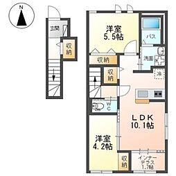 仮)高崎市上小鳥町T様新築アパートB棟 2階/-